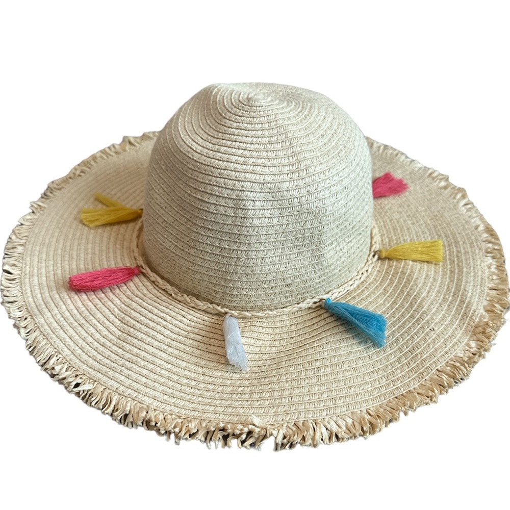 Ava & Aiden Colorful Straw Hat, Size 0S